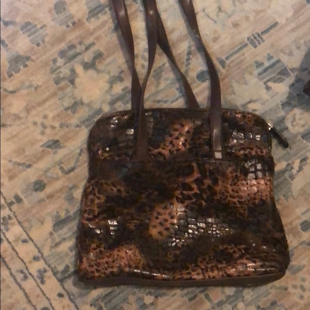 Tiger print cute handbag